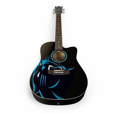 Carolina Panthers Woodrow Acoustic Guitar