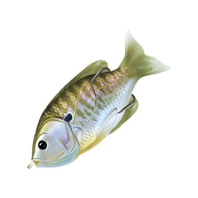 LIVETARGET Sunfish Hollow Body - 3'' - Natural/Olive Bluegill