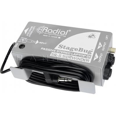 Radial StageBug SB-5 Sidewinder Laptop DI - Passive Stereo Direct Box for Computers