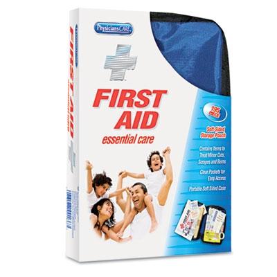 Physicians Care ACM90167 Soft Sided First Aid Kit, Accommodates 25 Poeple, 195 First Aid Items