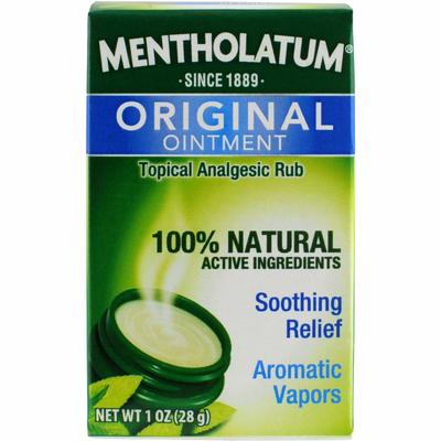 Mentholatum Original Ointment Topical Analgesic Rub 100% Natural 1oz (12pack)