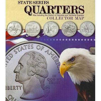 State Series Quarter Collector Map
