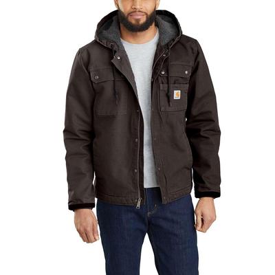 Carhartt Men's XX-Large Dark Brown Cotton Washed Duck Bartlett Jacket