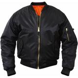 Rothco MA-1 Flight Jacket - Medium - Black screenshot. Men's Jackets & Coats directory of Men's Clothing.