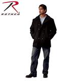 Rothco Pea Coat, Black, 5X screenshot. Men's Jackets & Coats directory of Men's Clothing.