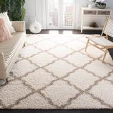 White 27 x 1.61 in Area Rug - House of Hampton® Darroch Geometric Ivory/Beige Area Rug, Polypropylene | 27 W x 1.61 D in | Wayfair