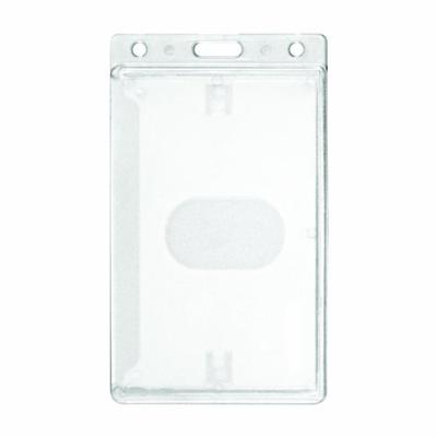 ADVANTUS Frosted Rigid Badge Holders, Vertical, 2-1/8 x 3-3/8" Insert Size, 25-Count (76076)