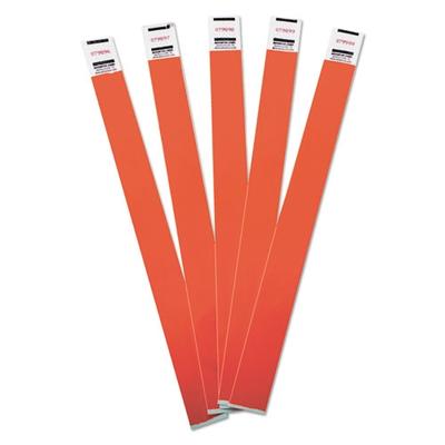 Advantus AVT75441 Crowd Management Wristbands, Sequentially Numbered, Red, 100 Per Pack