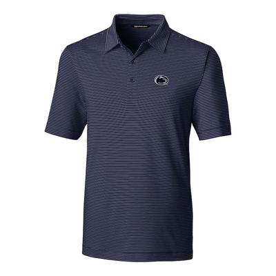 Penn State Nittany Lions Cutter & Buck Forge Pencil Stripe Polo - Navy