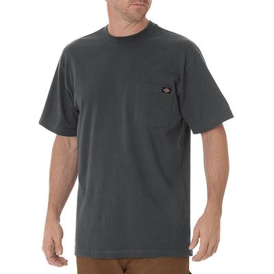 Dickies WS450 Heavyweight Short-Sleeve Pocket Tee-Big & Tall, Mens, Size Large Tall, Black