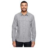 Mountain Hardwear Canyontm L/S Shirt (Manta Grey) Men's Long Sleeve Button Up screenshot. Shirts directory of Men's Clothing.