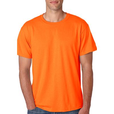 Safety Orange Custom Printed Jerzees Adult Heavyweight Blend T-shirts (SAFETY ORANGE - Sample)