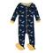 Leveret Boys' Footies - Midnight Blue Wolf Footie - Infant & Toddler