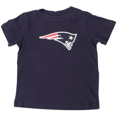 New England Patriots Infant Team Logo T-Shirt - Navy Blue, Infant Boy's, Size: 12 Months