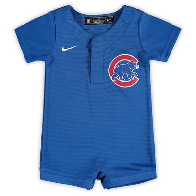 "Nike Chicago Cubs Newborn & Infant Royal Official Jersey Romper"