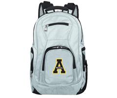 Denco NCAA Appalachian State Mountaineers 19 in. Gray Laptop Backpack