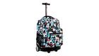 J World New York Sunrise Rolling Backpack, Graffiti