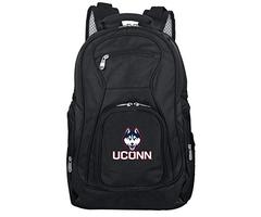 Denco NCAA Connecticut Huskies Voyager Laptop Backpack, 19-inches, Black