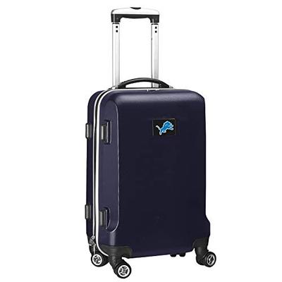 NFL Detroit Lions Carry-On Hardcase Luggage Spinner, Navy