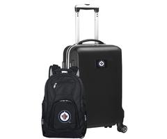 "Winnipeg Jets Deluxe 2-Piece Backpack and Carry-On Set - Black"