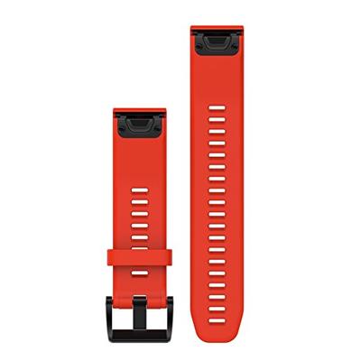 Garmin 010-12496-03 Fenix 5 Quick fit 22 Watch Band - Flame Red Silicone