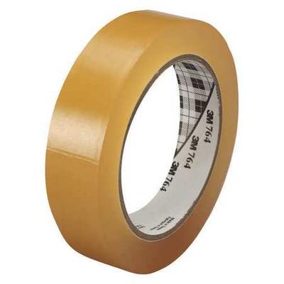 3M T965764C Vinyl Tape,5.0 Mil,1"x36 yds,Clear,PK36