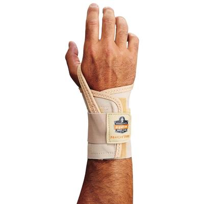 Ergodyne ProFlex Medium Left Tan Single Strap Wrist Support