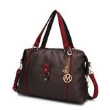 MKF Collection by Mia K. Opal Lightweight Satchel Bag - pewter-red screenshot. Handbags & Totes directory of Handbags & Luggage.