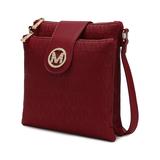 MKF Collection by Mia K. Farrow Women's Handbags Red - Red Signature Marietta Crossbody Bag screenshot. Handbags & Totes directory of Handbags & Luggage.