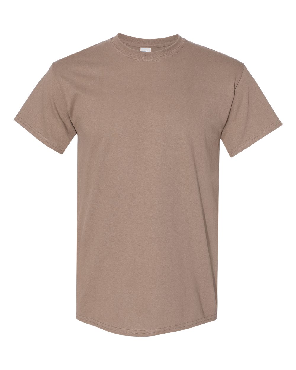 Gildan G500 Adult Heavy Cotton T-Shirt in Brown Savana size XL 5000, G5000