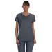 Gildan G500L Women's Heavy Cotton T-Shirt in Dark Heather size XL | Cotton/Polyester Blend 5000L, G5000L