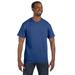 Jerzees 29M Adult 5.6 oz. DRI-POWER ACTIVE T-Shirt in Vintage Heather Blue size 5XL | Cotton/Polyester Blend 29MT, 29MR, 29MTXR