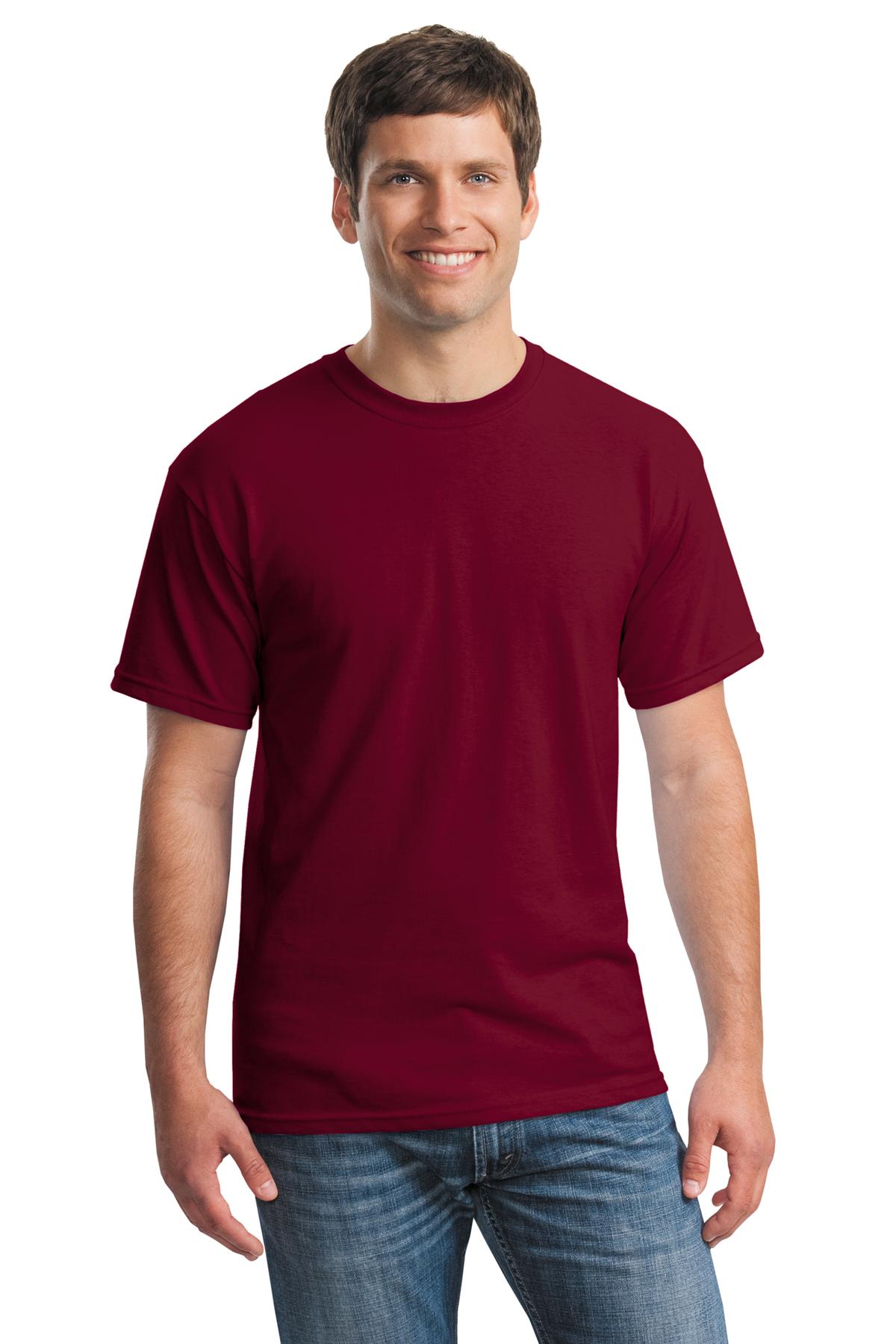 Gildan G500 Adult Heavy Cotton T-Shirt in Garnet size Small 5000, G5000
