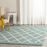 Gray 48 x 1.57 in Area Rug - Ebern Designs Skyleen Seafoam/Ivory Geometric Area Rug, Polypropylene | 48 W x 1.57 D in | Wayfair