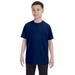 Gildan G500B Youth Heavy Cotton T-Shirt in Navy Blue size Large 5000B, G5000B