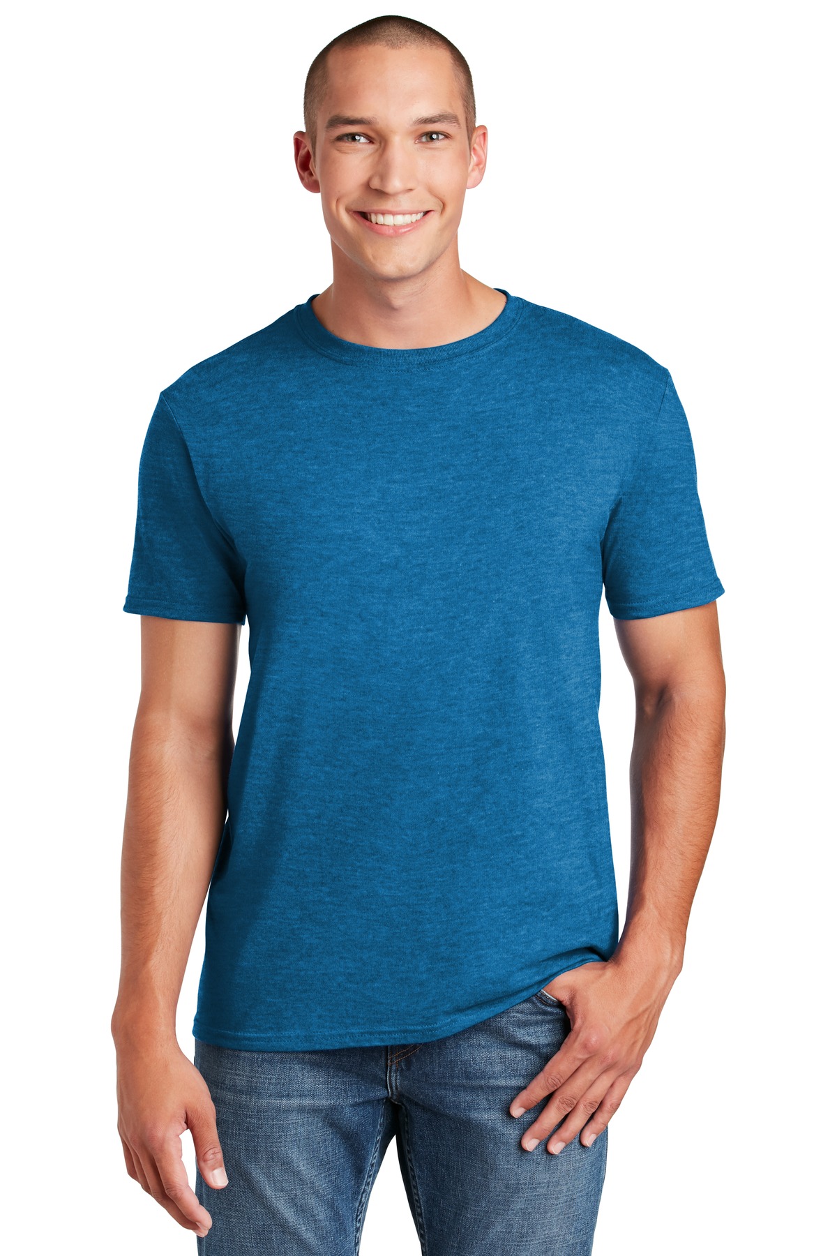 Gildan G640 Adult Softstyle T-Shirt size Small | Cotton 64000, G64000