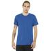 Bella + Canvas 3001CVC Heather CVC T-Shirt in Columbia Blue size 3XL | Ringspun Cotton B3001CVC, BC3001CVC