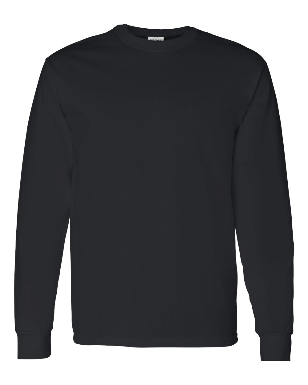 Gildan G540 Heavy Cotton Long Sleeve T-Shirt in Black size 2XL G5400, 5400