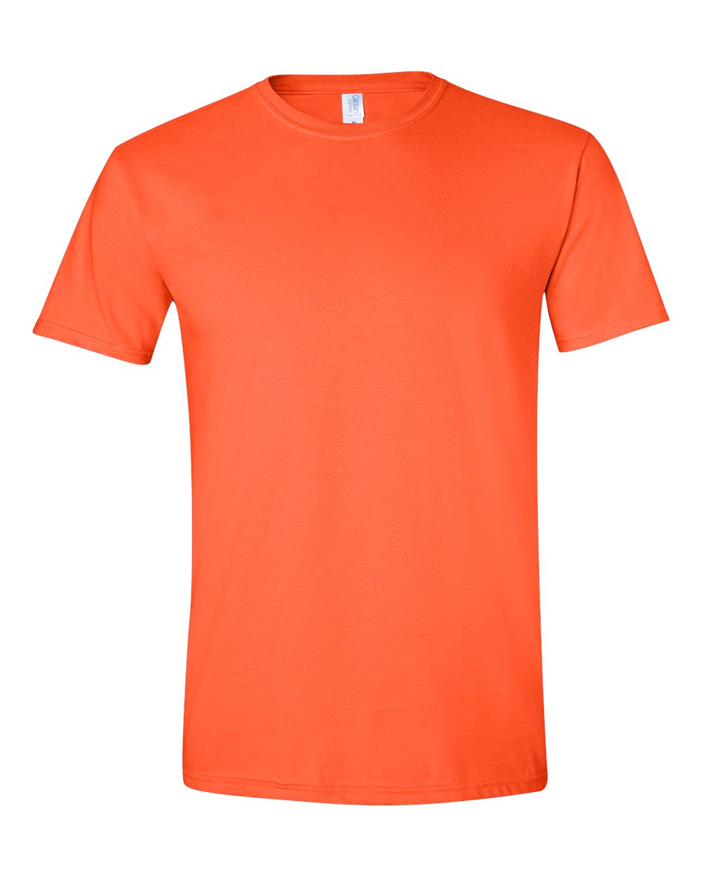 Gildan G640 Adult Softstyle T-Shirt in Orange size XL | Cotton 64000, G64000