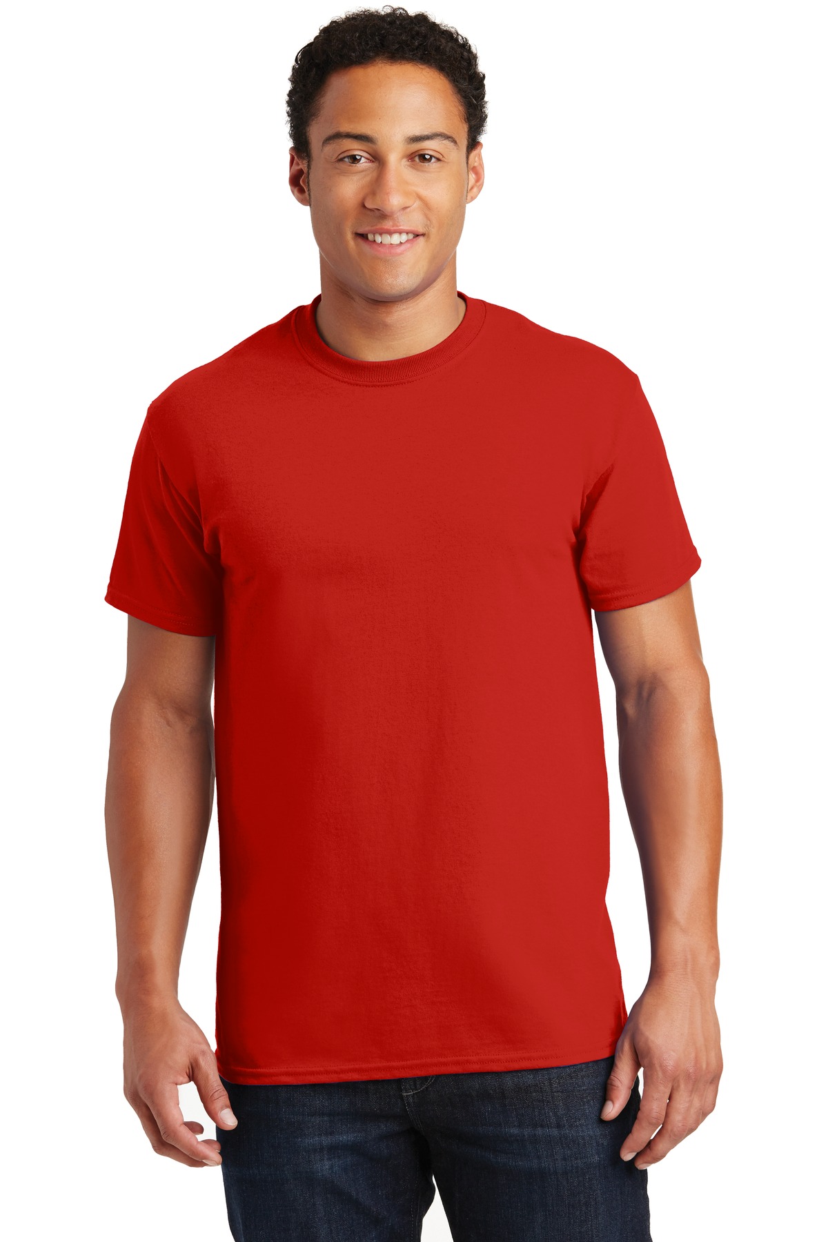 Gildan G200 Adult Ultra Cotton T-Shirt in Red size XL 2000, G2000