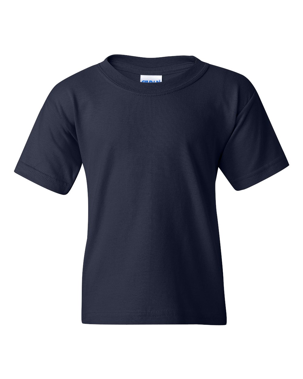 Gildan G500B Youth Heavy Cotton T-Shirt in Navy Blue size Small 5000B, G5000B