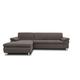 DOMO. Collection Ecksofa Bounty | L-Form Eckcouch | 266x172x82 cm | Wohnlandschaft Polsterecke Sofa Garnitur in anthrazit