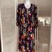 Anthropologie Dresses | Anthropologie Nieves Lavi New York Floral Dress | Color: Purple | Size: Xs