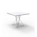 Vondom Faz Dining Table Plastic/Metal in White | 28.25 H x 39.25 W x 39.25 D in | Outdoor Dining | Wayfair 54060C-WHITE