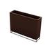 Vondom Vela Resin Planter Box Resin/Plastic | 35.5 H x 47.25 W x 11.75 D in | Wayfair 54038A-BRONZE