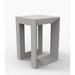 Vondom Frame Resin Accent Stool in Gray/Brown | 17 H x 11.75 W x 11.75 D in | Wayfair 54096-TAUPE
