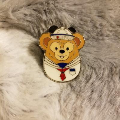 Disney Other | 5/$25 Duffy The Disney Bear Pin | Color: Tan/White | Size: Os