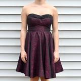 Anthropologie Dresses | Anthropologie Dresses Silk Ruffian Black Pink 2 | Color: Black/Pink | Size: 2