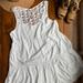 American Eagle Outfitters Dresses | American Eagle Eyelet Sleeveless Peasant Dress | Color: White | Size: M