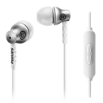 Philips SHE8105SL/27 In-Ear Headphones with Mic, Silver